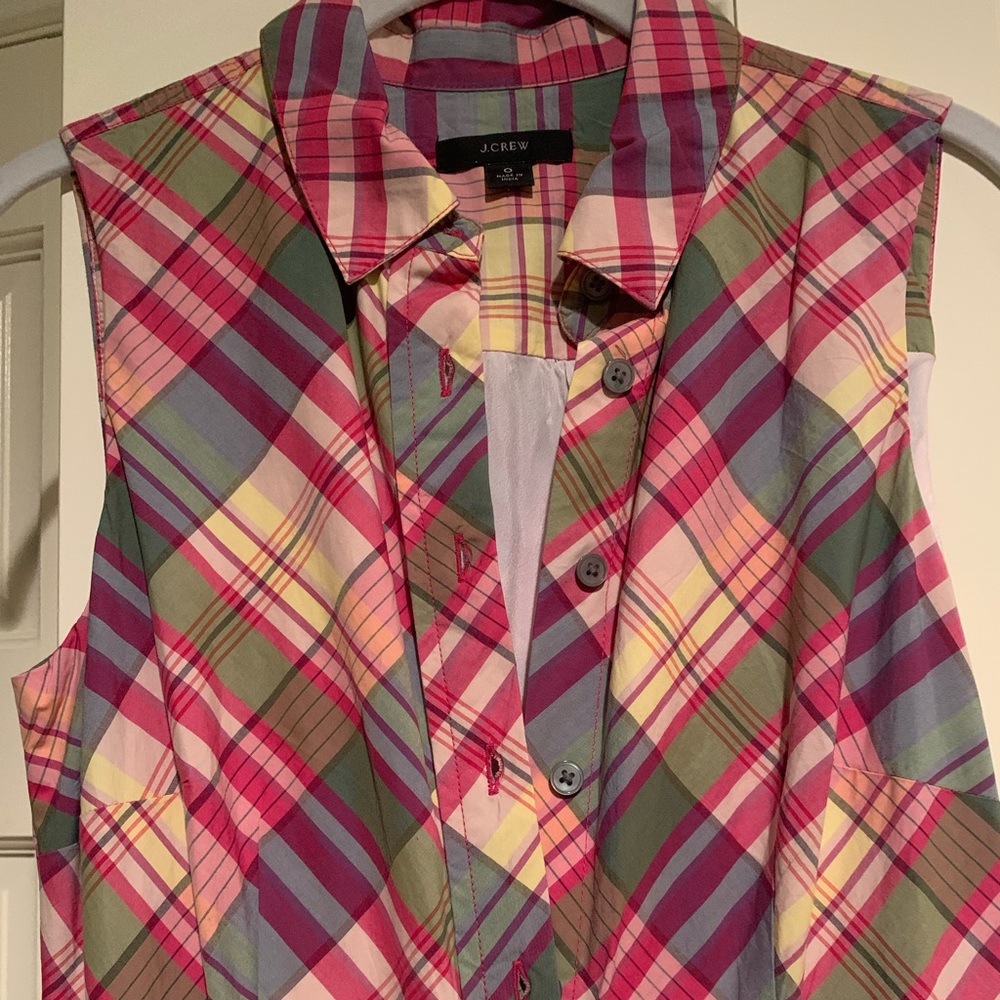 JCREW Plaid dress